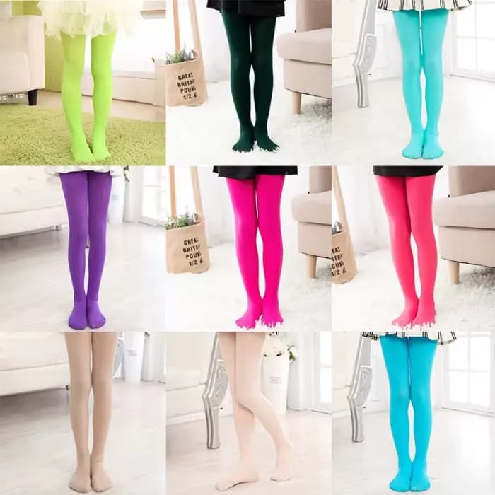 Collants en velours pour petites filles, bas enfants, couleur bonbon