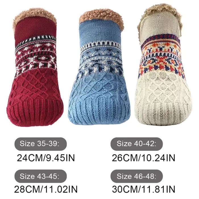 Chaussettes de sol épaisses pour hommes et femmes