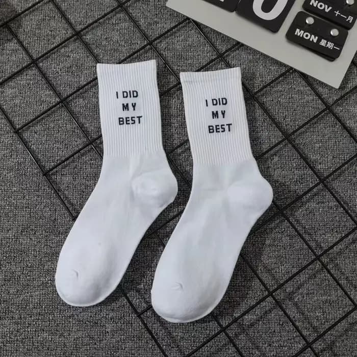 Chaussettes de sport simples pour hommes et femmes