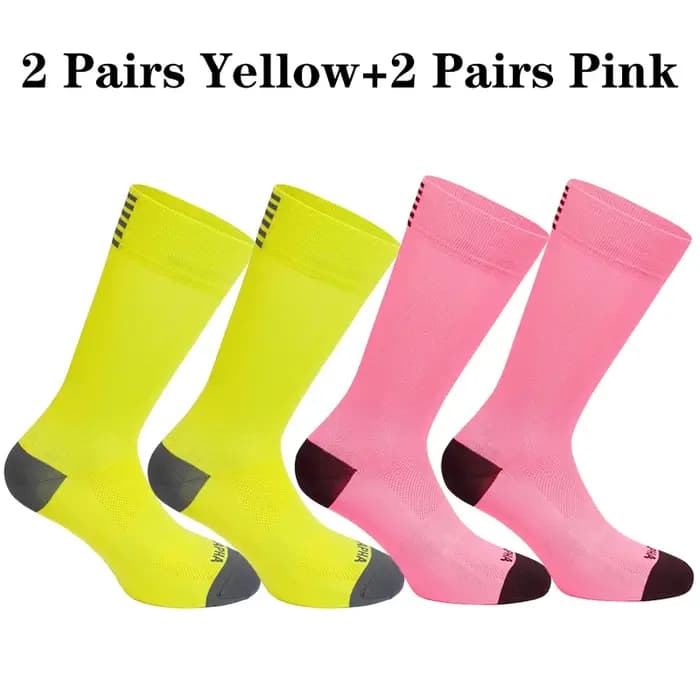 4 paires de chaussettes de cyclisme pour hommes