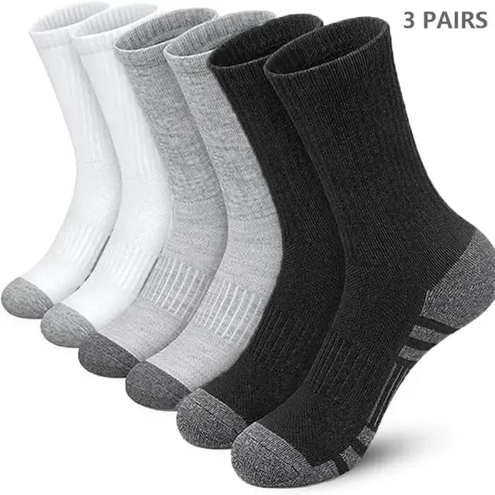 3 paires de chaussettes de gymnastique en plein air pour hommes