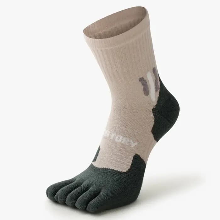 1 paires COOLMAX orteil Sport chaussettes pour homme Patchwork couleur séchage rapide évacuation de la sueur élasticité haut cinq doigts chaussette de cyclisme