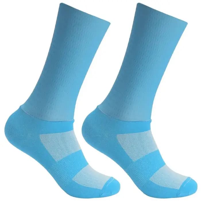 2025 vélo nouvelle équipe d'été Aero chaussettes de cyclisme Gel de silice antidérapant respirant Pro course chaussettes de sport hommes femmes Calcetines Ciclism