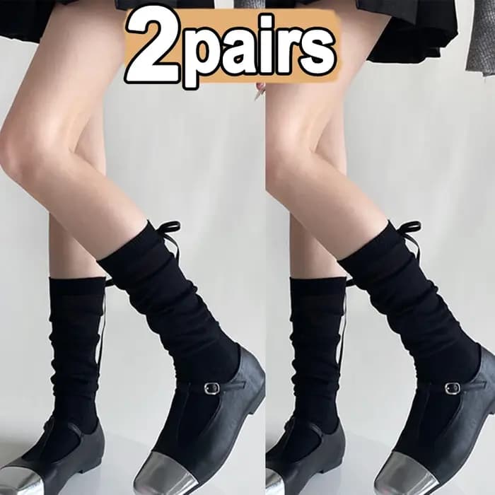 Chaussettes Hautes à Rayures pour Femme
