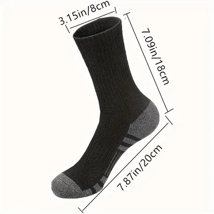 4 paires de chaussettes de sport respirantes et amortissantes, chaussettes de course haute performance et durables pour hommes et femmes