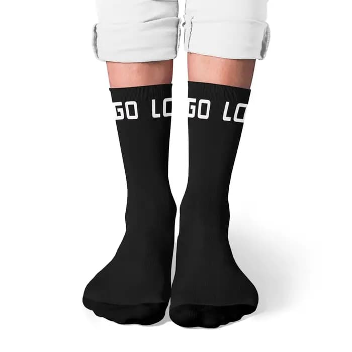 Chaussettes personnalisées avec logo sur mesure pour hommes et femmes