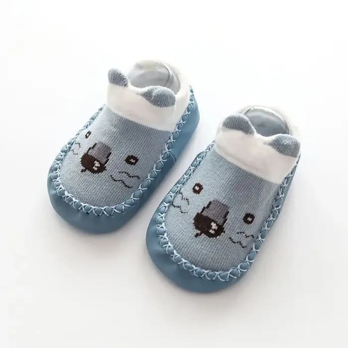 Chaussettes pour bébé, pantoufles avec semelles en caoutchouc