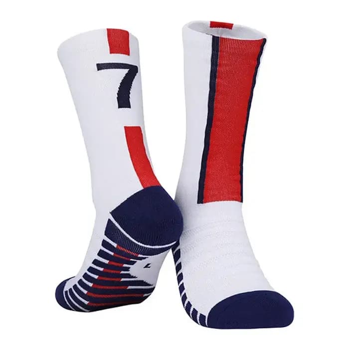 Chaussettes de sport pour hommes en coton respirant