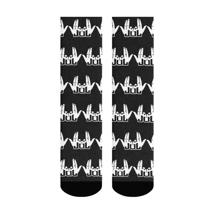 Une paire de chaussettes de rappeur Jul France
