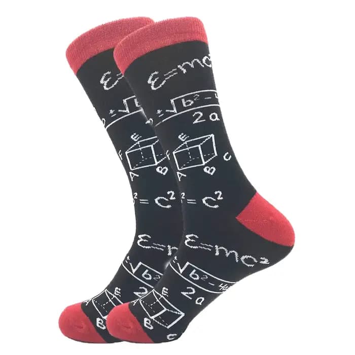 MYORED 1 paire hommes chaussettes coton drôle équipage