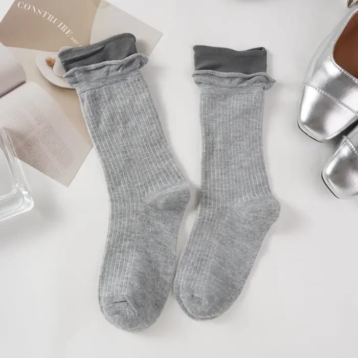 Faux Chaussettes Respirantes en Coton pour Femme