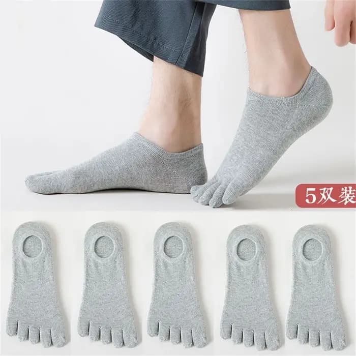 5 paires de chaussettes à cinq doigts pour hommes