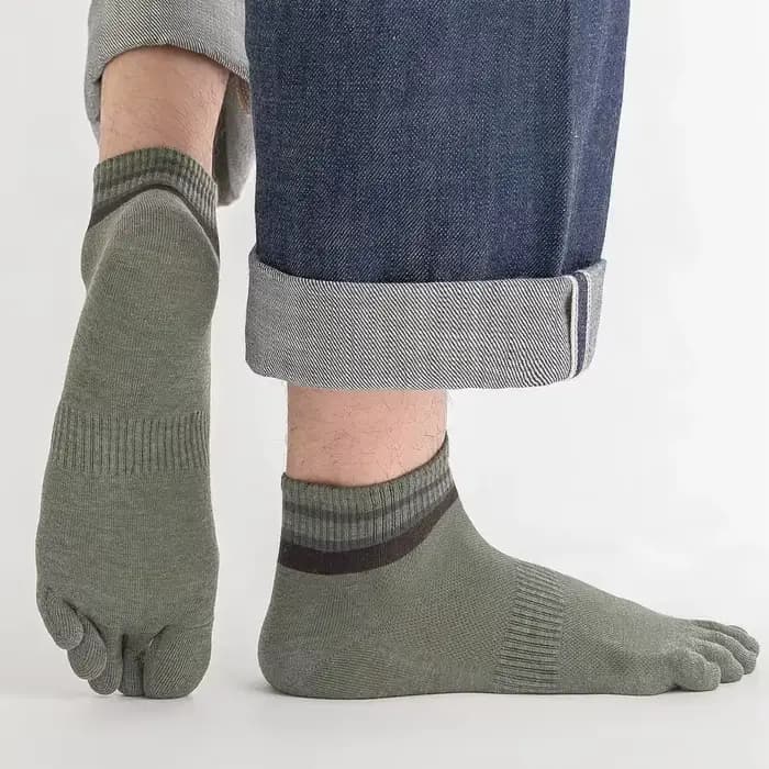 5 paires de chaussettes à cinq doigts pour hommes