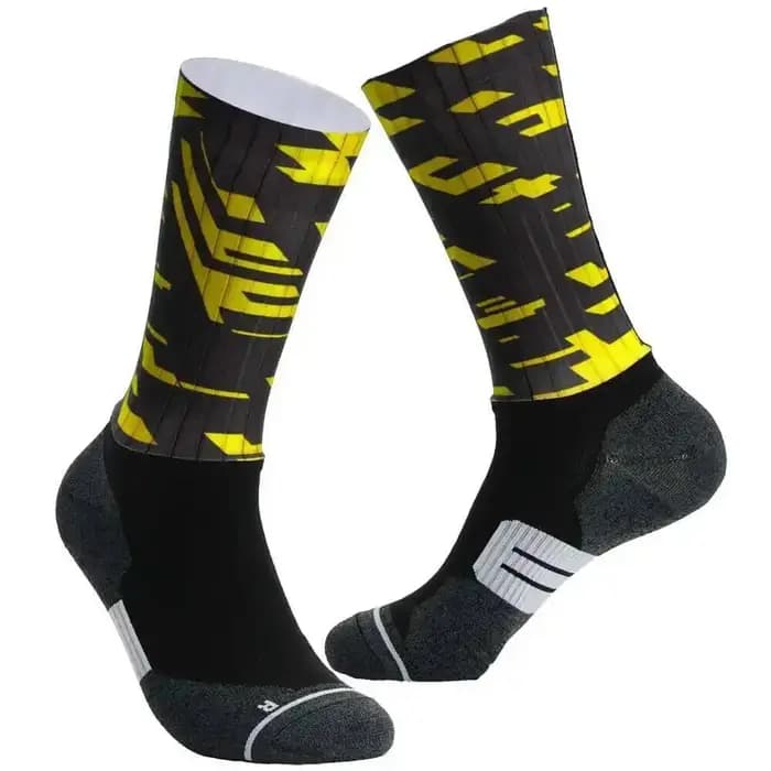 Chaussettes de cyclisme colorées pour hommes et femmes