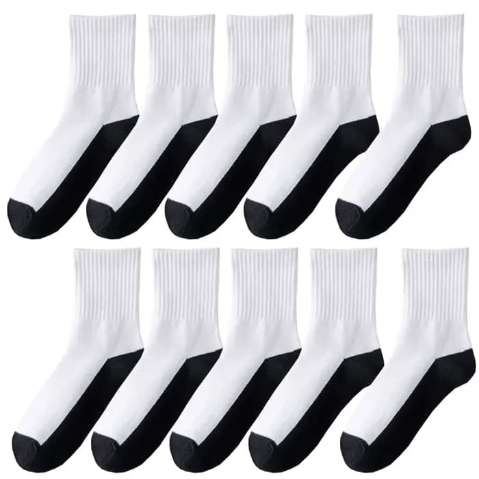 10 paires pur coton enfant garçon fille chaussette enfants bébé
