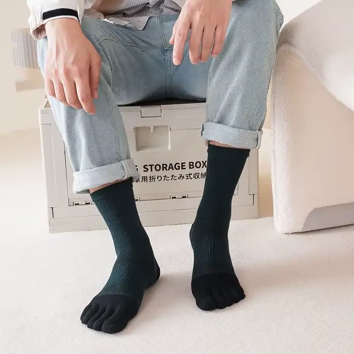 Chaussettes de Sport à cinq doigts pour hommes