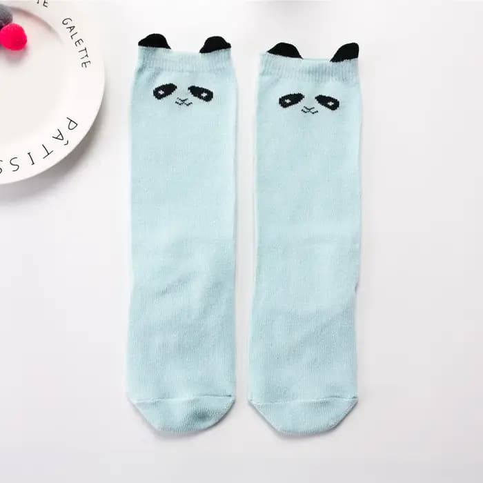 Chaussettes bébé renard chat imprimé Animal