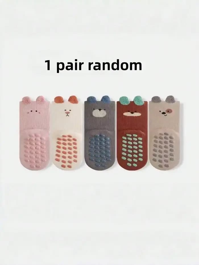 1/6 paires de chaussettes pour bébé pour le printemps et l'automne