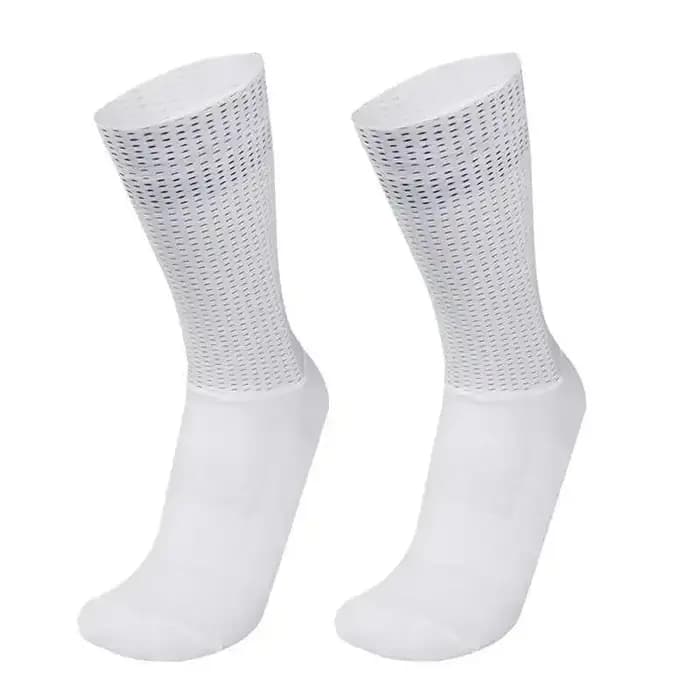 Aero silice nouveau Gel chaussettes d'été équipe de vélo antidérapant cyclisme respirant Pro course