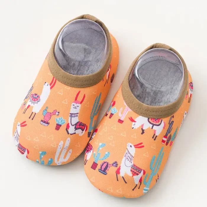 Chaussettes d'eau coordonnantes pour bébés, dessin animé, pieds nus, piscine, plage, surf, sol, pantoufles, maison