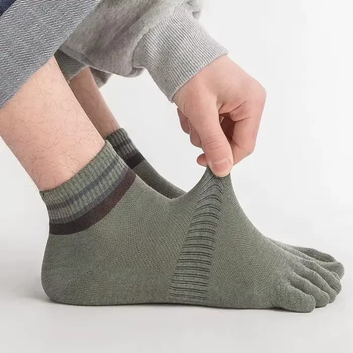 5 paires de chaussettes à cinq doigts pour hommes