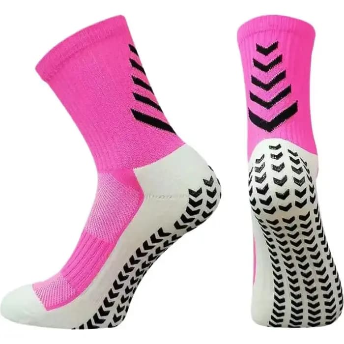 1 paire de chaussettes de football antidérapantes