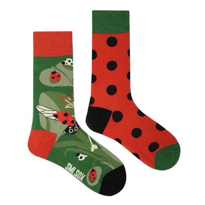Chaussettes colorées unisexes en coton pour hommes et femmes