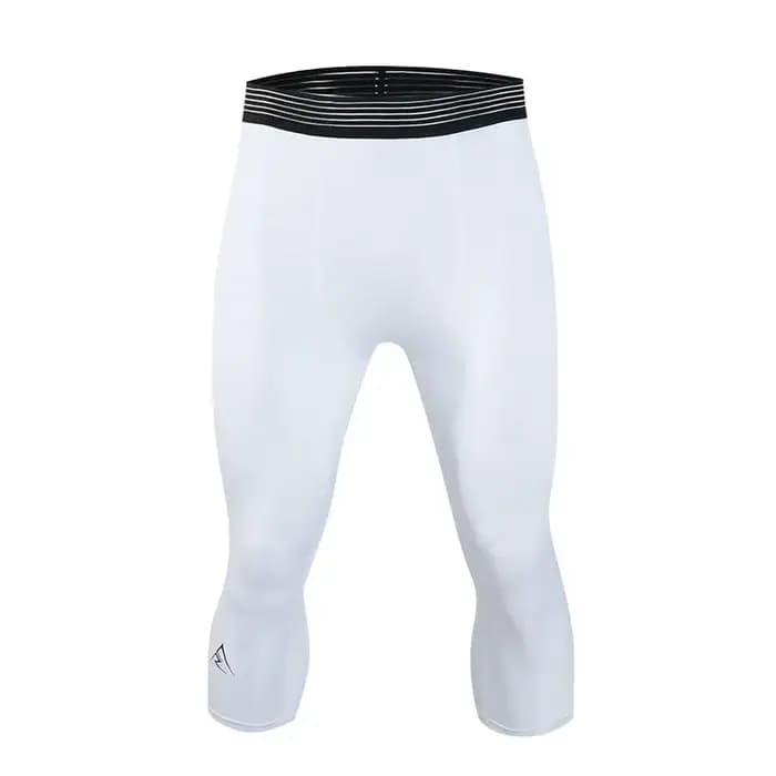 RIGORER Ice Armor Series Collants de compression 3/4 pour hommes | Pantalons de sport CREORA Cool Tech
