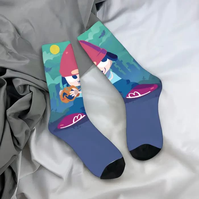 Parappas The Rappers Stockings Chaussettes de loisirs imprimées