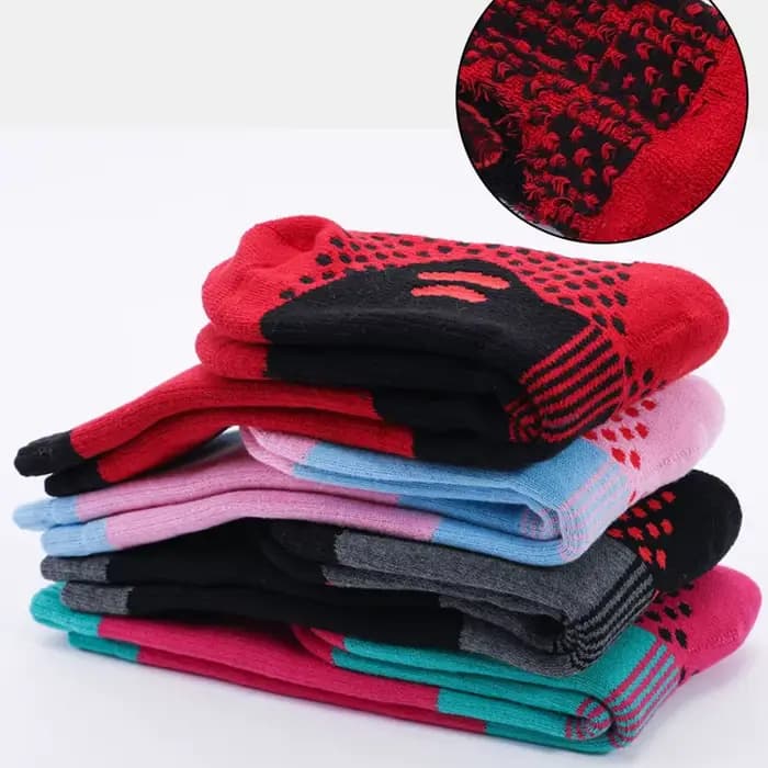 Nouvelles chaussettes de ski thermiques pour enfants, en coton, plus épaisses, chaudes, pour sports de plein air, chaussettes de ski, de cyclisme, de neige, thermosocks pour enfants, filles et garçons