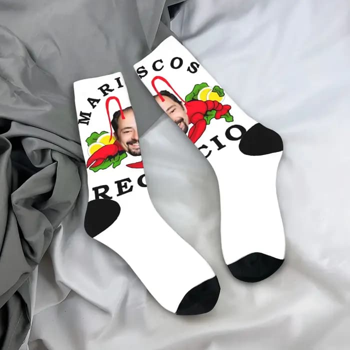 Antonio Recio chaussettes Design bas antidérapants Couple chaussettes chaud doux automne gothique course chaussettes de sport