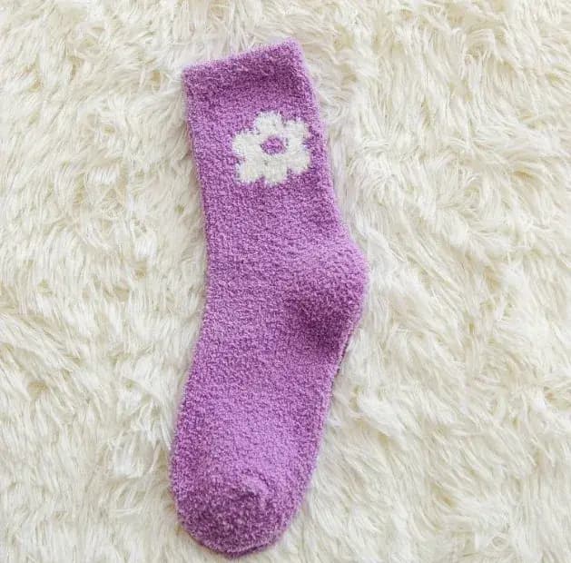 Chaussettes de lit mignonnes pour femmes et filles