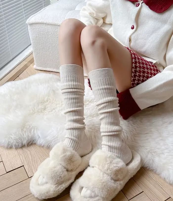 Chaussettes tricotées pour femmes