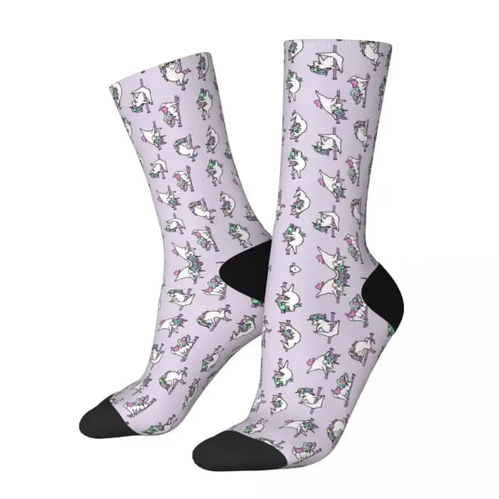 Chaussettes sulfAbsorbantes de la Transpiration pour Homme et Femme, Bas Toutes Saisons, Cadeau d'Anniversaire, Nairobi Orn Pole PhtalClub, Harajuku