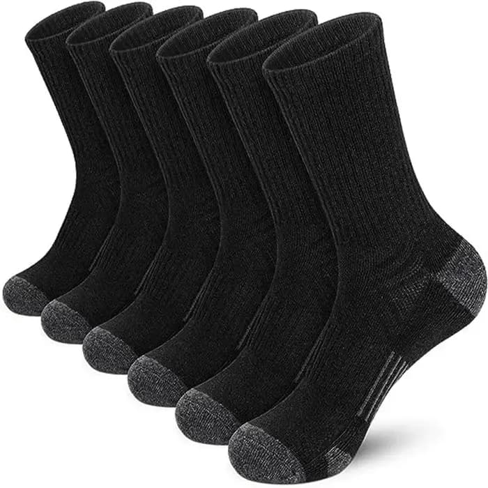 6 paires/ensemble de chaussettes de Sport confortables et douces pour hommes, adaptées à toutes les saisons
