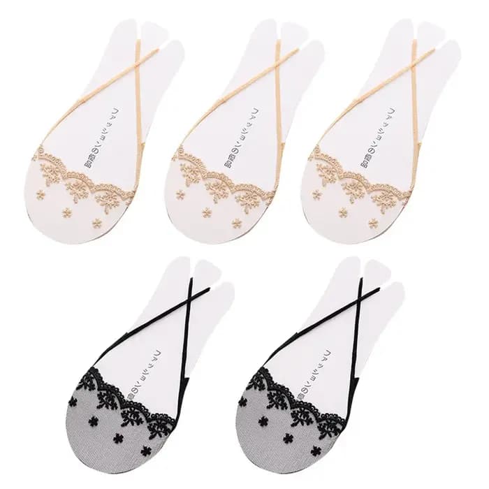 Chaussettes Jacquard Ajourées Transparentes pour Femme