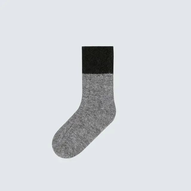 Chaussette chaude en laine pour enfants, pour garçons et filles, sport, simple, mode, mollet, automne hiver, chaud, cachemire, lapin
