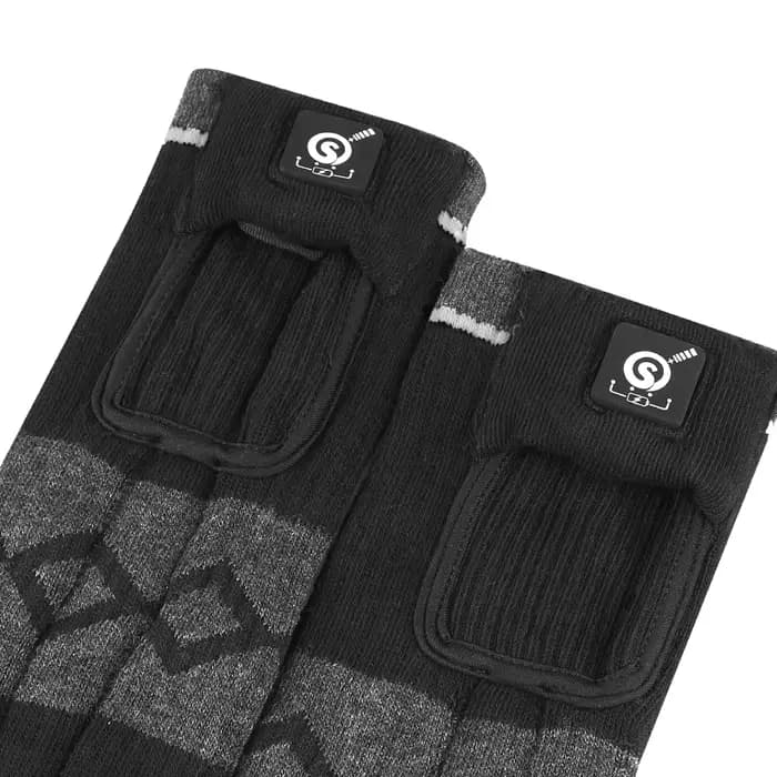 Sauveur chaleur hiver chaussettes chauffantes pour hommes bas thermiques femme chauffe-pieds en plein air Ski Trekking moto cyclisme chaussette chauffante
