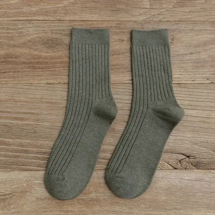 1/5/10 paires de chaussettes rayées de couleurs mélangées
