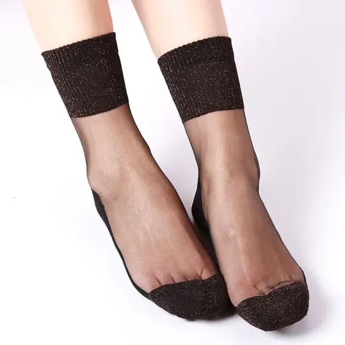 Chaussettes transparentes ultra-fines pour femmes