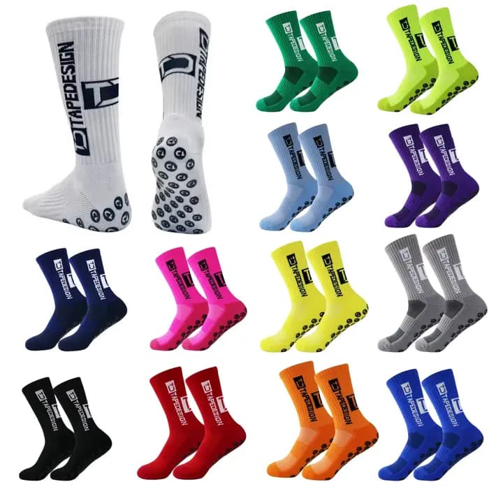 Nouveaux hommes anti-dérapant chaussettes de Football de haute qualité doux respirant épaissi