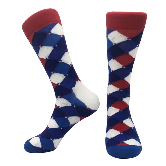 Chaussettes Tridimensionnelles Amusantes en Coton Peigné pour Homme