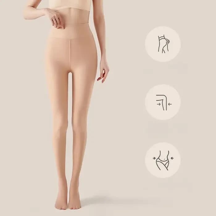 Collants légers pour l'hiver, Pile chaude, épais, couleur chair, amincissant, japonais JK, bas sexy pour femmes, automne, collants fins/épais