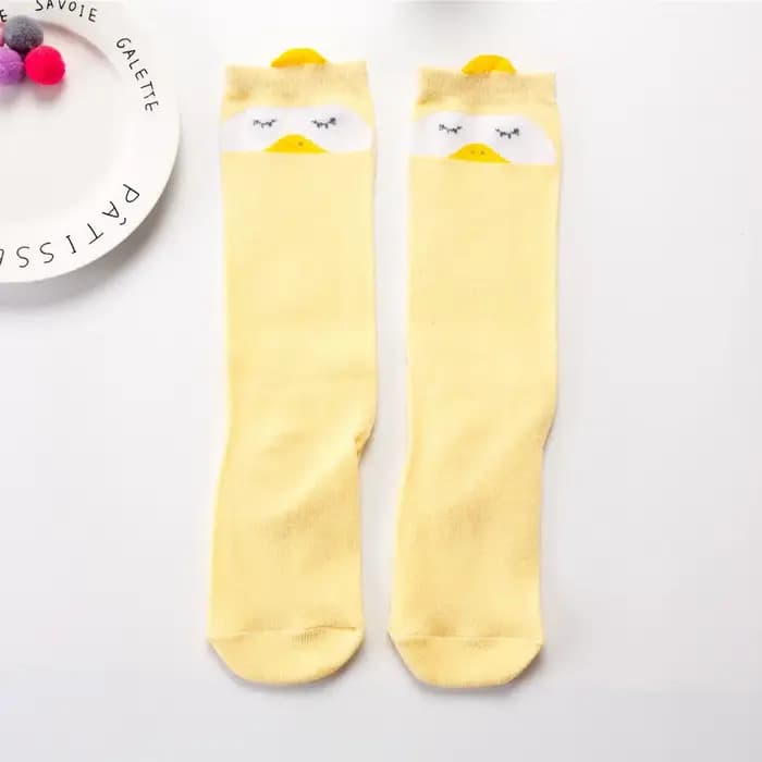 Bébé garçon filles genou haute chaussette coton renard Animal longues chaussettes enfants 0-6 ans chaud jambières