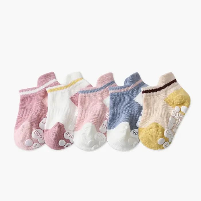 Chaussettes coordonnantes en maille fine pour bébés, chaussettes à œillets pour tout-petits, chaussettes unisexes pour filles et garçons, chaussettes de rinçage au sol sans spectacle