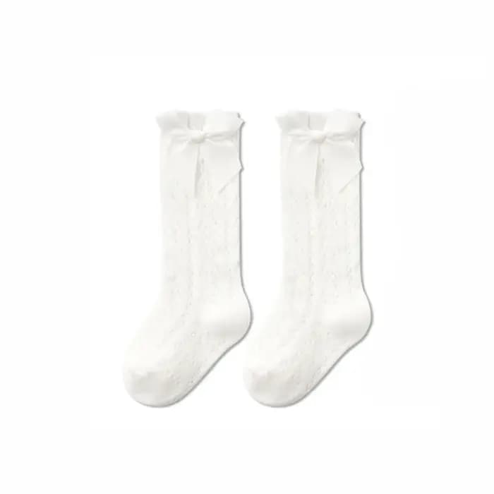 Chaussettes princesse en maille douce pour bébés filles