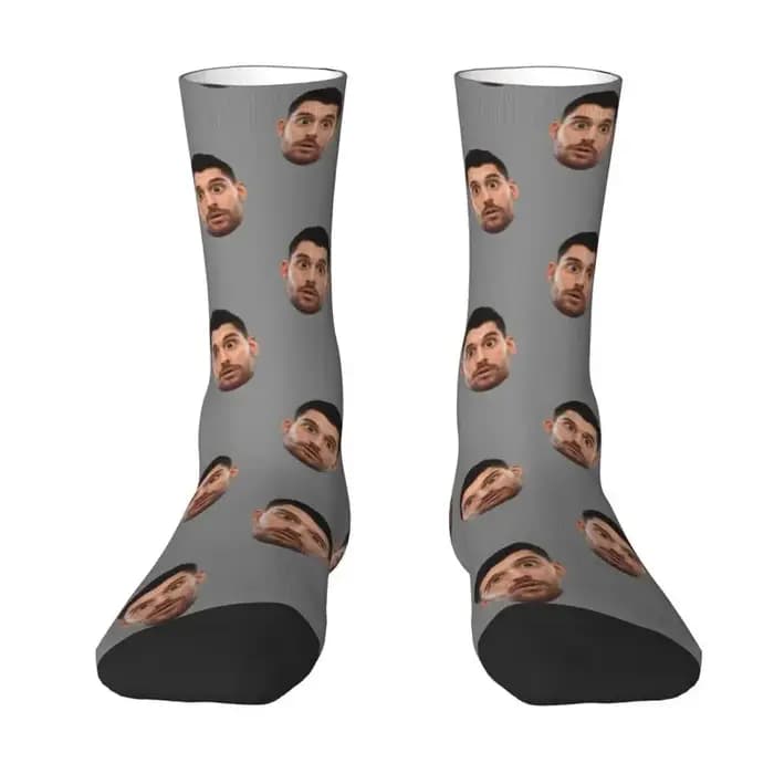 Chaussettes personnalisées avec Photo de visage pour hommes et femmes