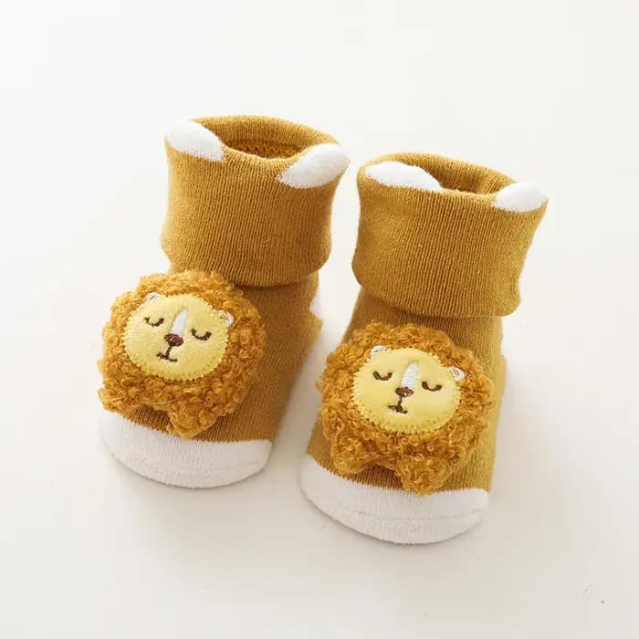 Chaussettes antidérapantes pour nouveau-né fille et garçon