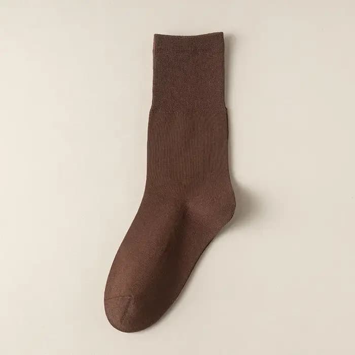 3/6/12 paires de chaussettes mi-tube simples et confortables pour femmes