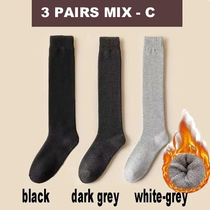 Chaussettes thermiques à hauteur du genou pour hommes